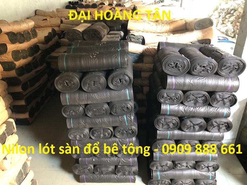 nilon lót sàn đổ bê tông